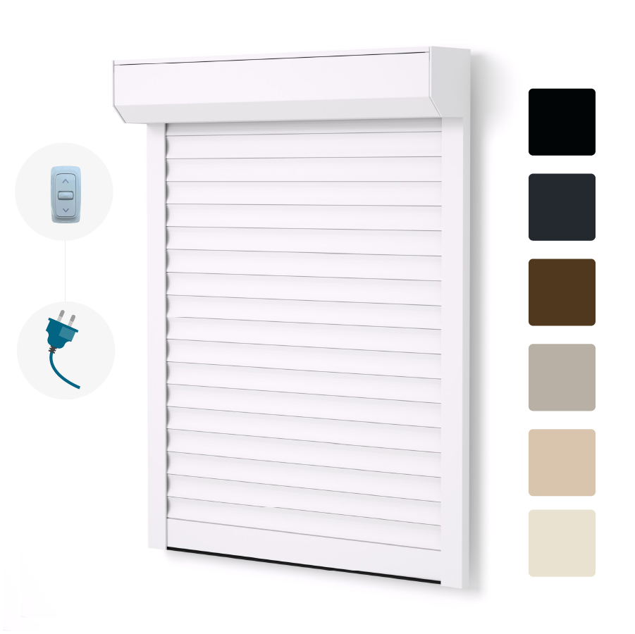 volet roulant rénovation sur mesure - motorisé filaire