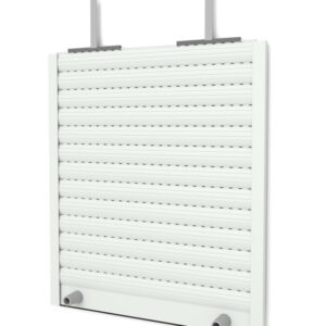 Tablier Blanc RAL 9017 avec colisse, attache et buttes