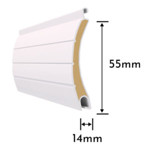 lame volet roulant épaisseur 55