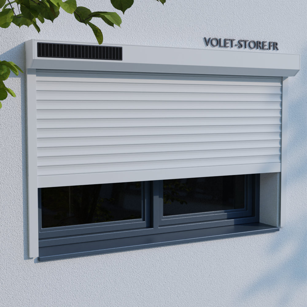 Volet roulant rénovation sur mesure motorisé solaire