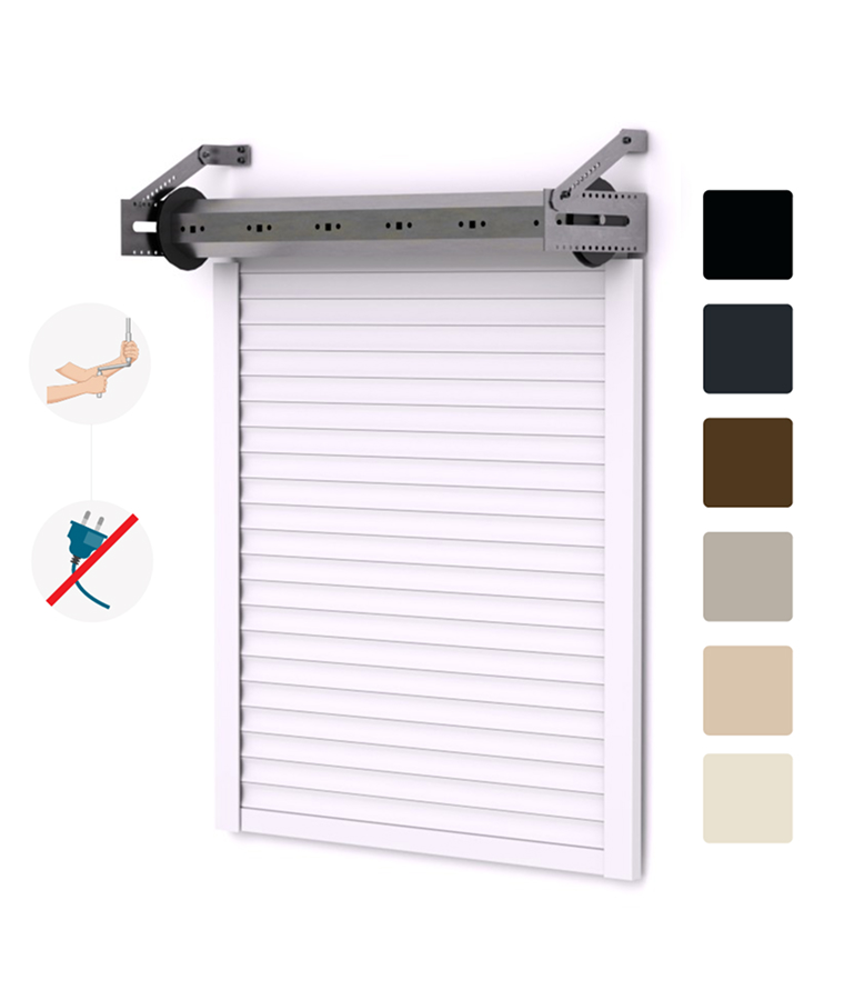 Volet roulant traditionnel manuel